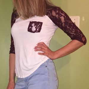 xsmall Empcyre laced tee